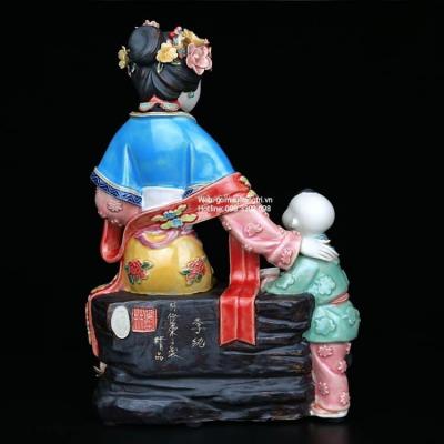 TƯỢNG MẪU TỬ GỐM SỨ THỦ CÔNG